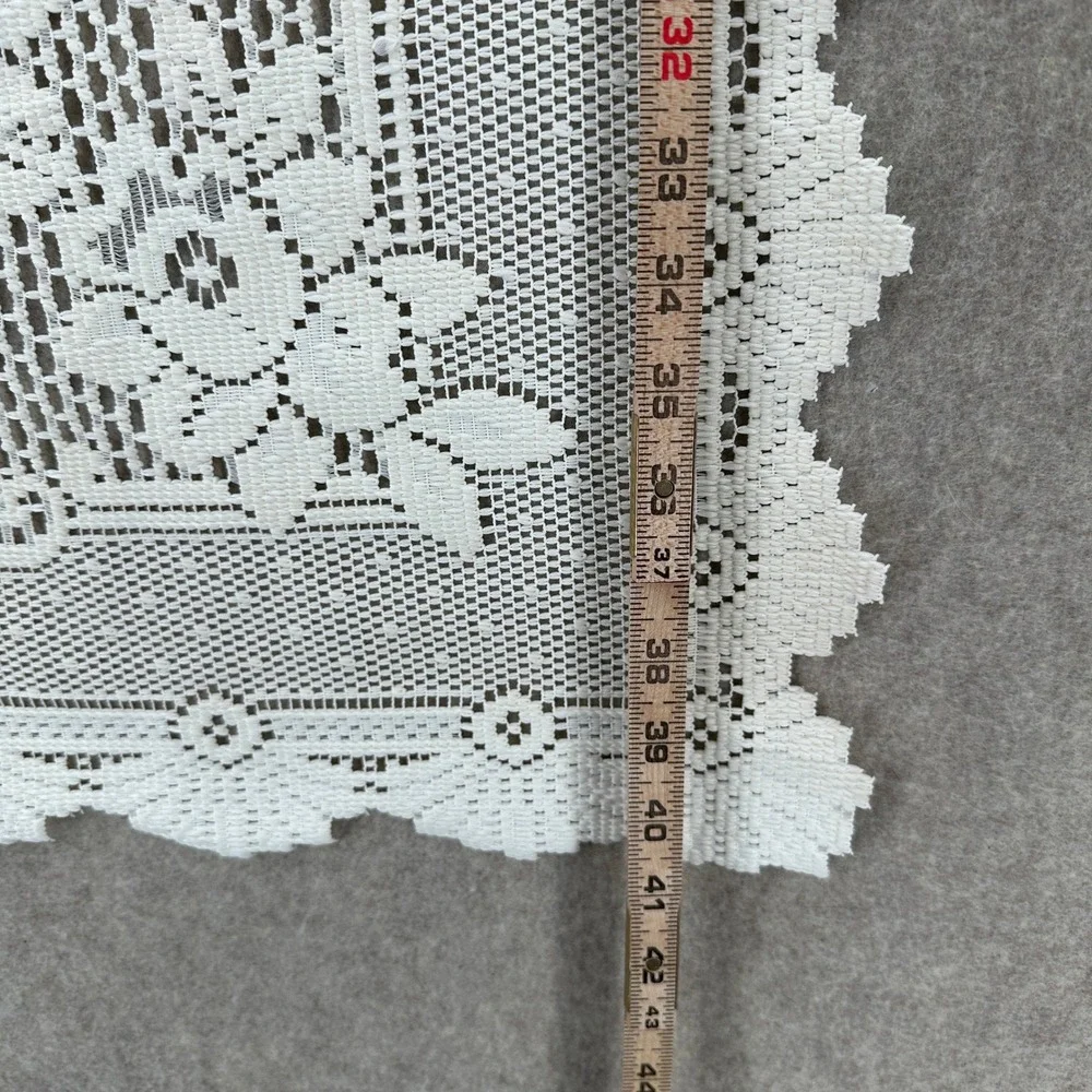 VTG Lace Table Runner Home Decor 40x15